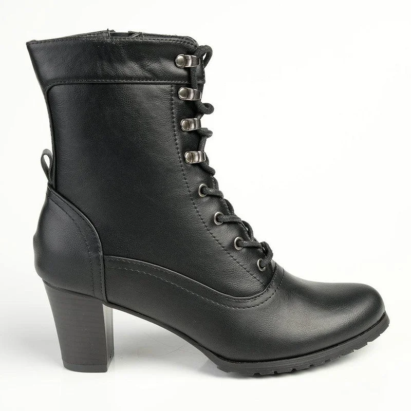 Madison Nadine Short Boot - Black