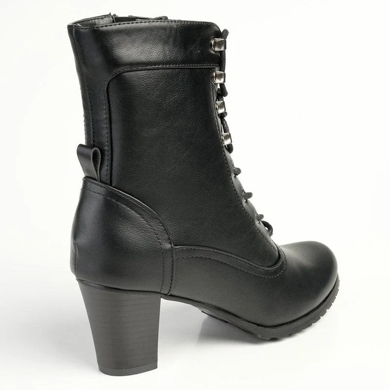 Madison Nadine Short Boot - Black