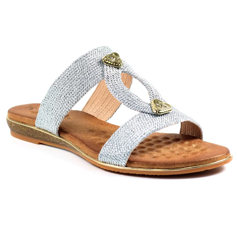 Lunar Womens/Ladies Calow Leather Sandals