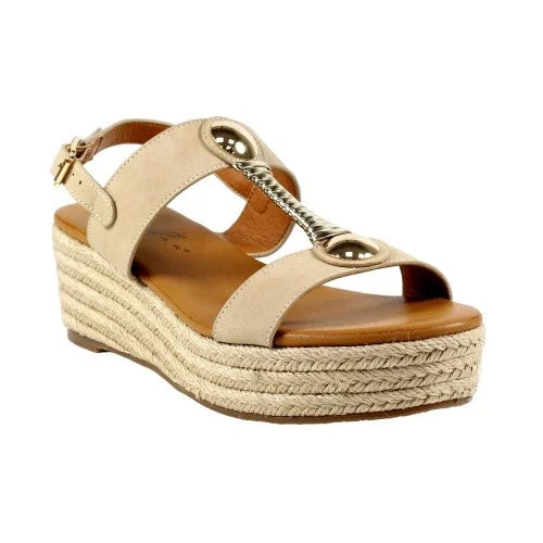 Lunar Womens/Ladies Ravena Wedge Sandals