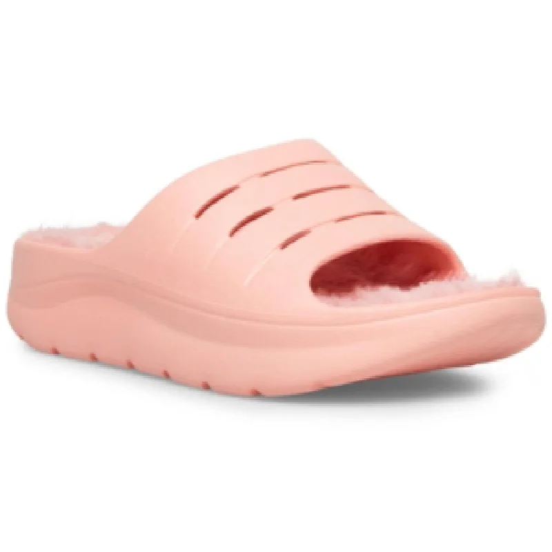 Madden Girl Womens Hawaii-F Faux Fur Casual Pool Slides