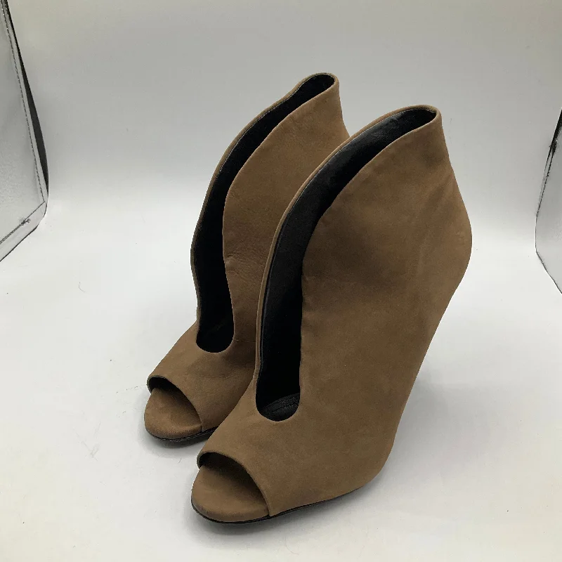 Brown Shoes Heels Stiletto Cma, Size 7