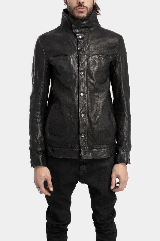 Limited Edition JacketsButtoned leather over shirt