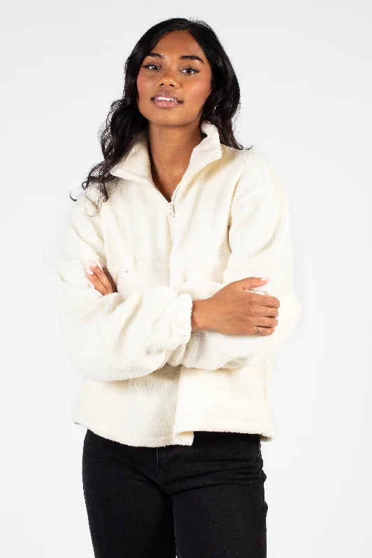 Cuddle Up Half Zip Fleece Jacket