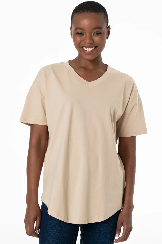 Relaxed T-Shirt _ 143242 _ Beige