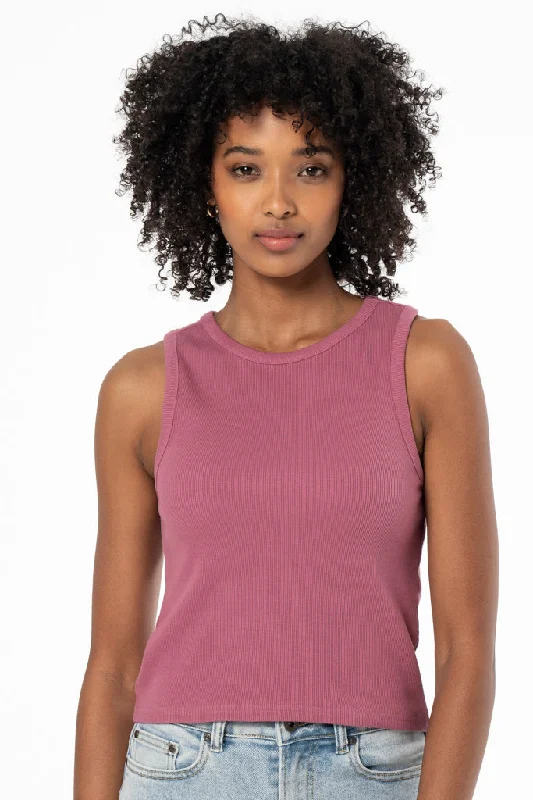 Ribbed Tank _ 141576 _ Mauve