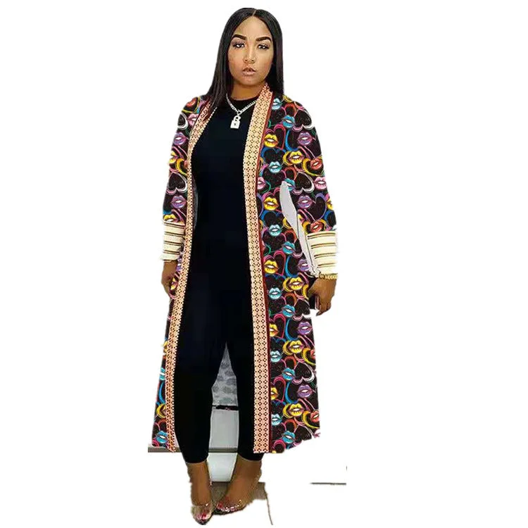 womens fall fashion plus size coat jackets winter camouflage long coats for ladies