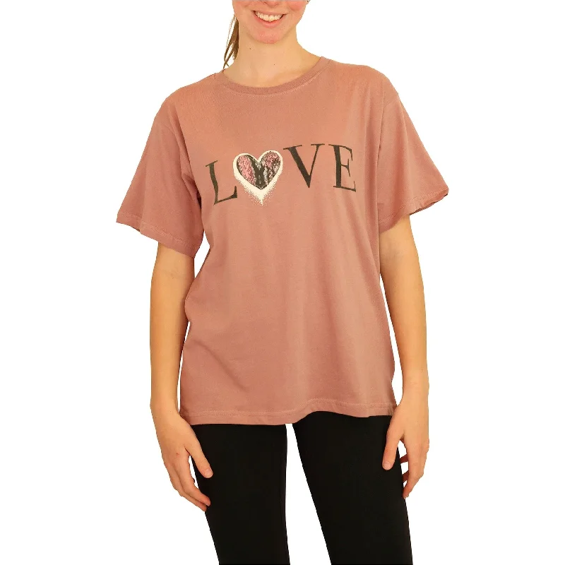 Elevenparis Womens Love Graphic T-Shirt