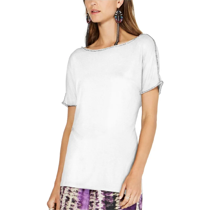 I-N-C Womens Jewel Embellished T-Shirt