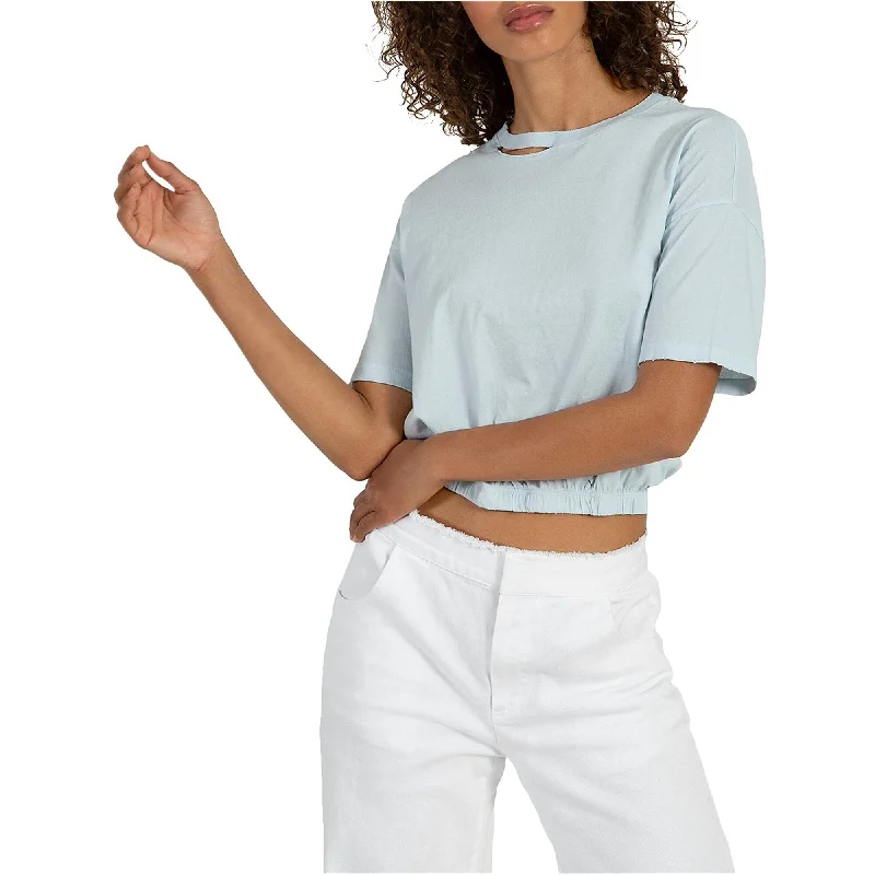 N:Philanthropy Womens Palma Crop Basic T-Shirt