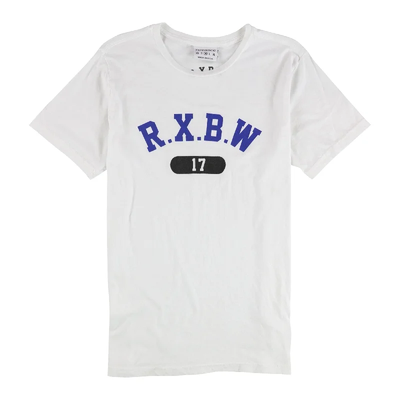 rxmance Womens R.X.B.W Graphic T-Shirt, White, Medium