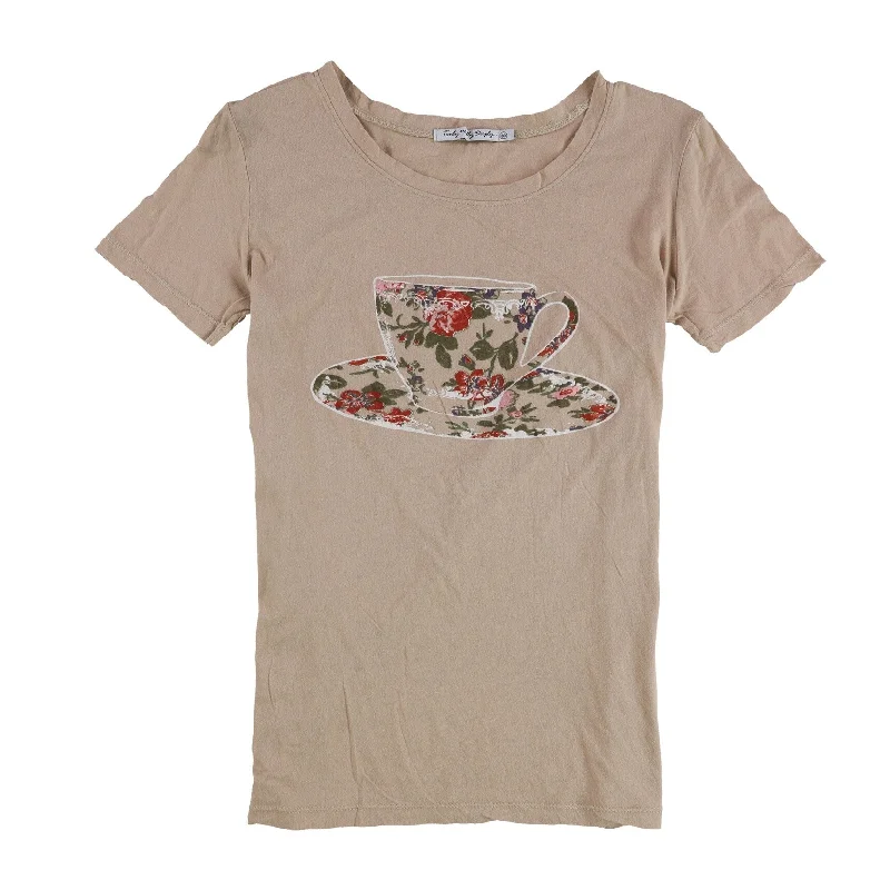 Truly Madly Deeply Womens Cup & Plate Graphic T-Shirt