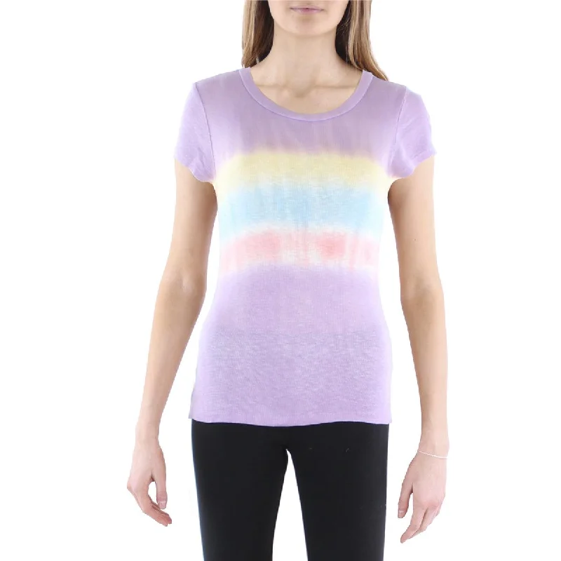 Womens Tie Dye Knit T-Shirt