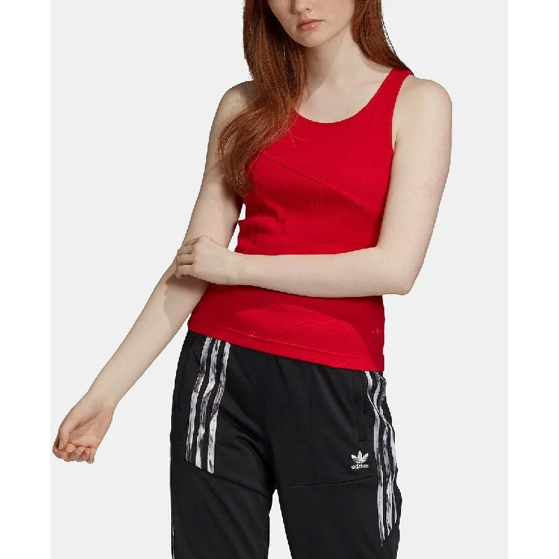 Adidas Wome's Originals X Danielle Cathari Tank Top Red Size Extra Large - X-Large