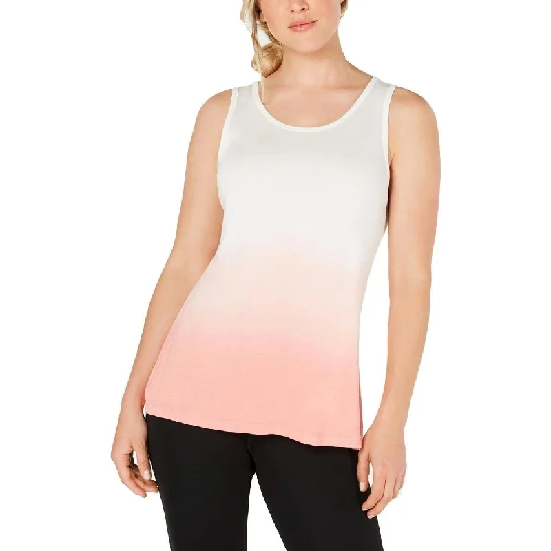 Ideology Women's Dip Dye Fitness Tank Top Pink Size Extra Small