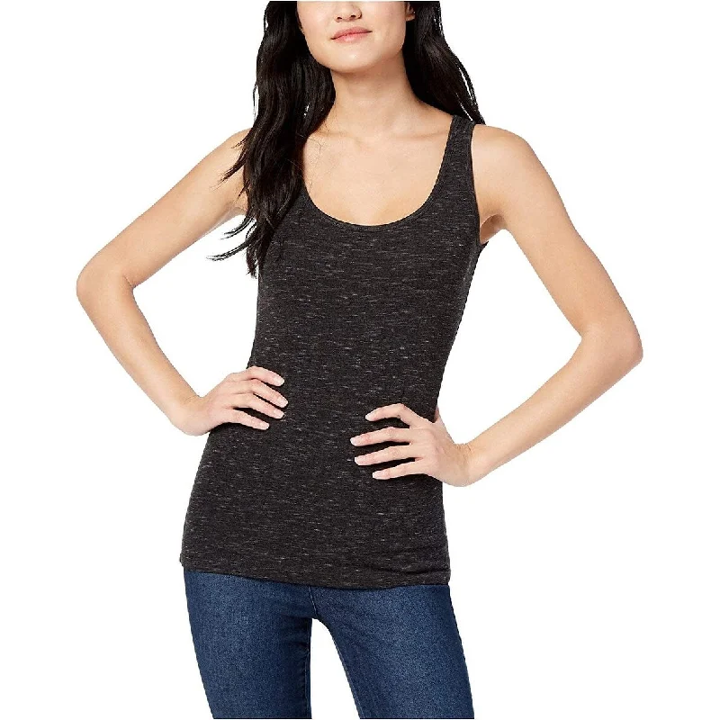 Maison Jules Women's Fitted Tank Top Black Size X-Small