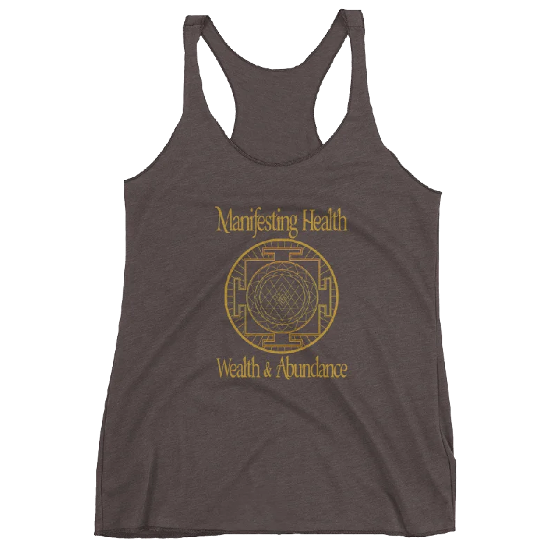 Manifesting Health, Wealth & Abundance: Women's Racerback Tank