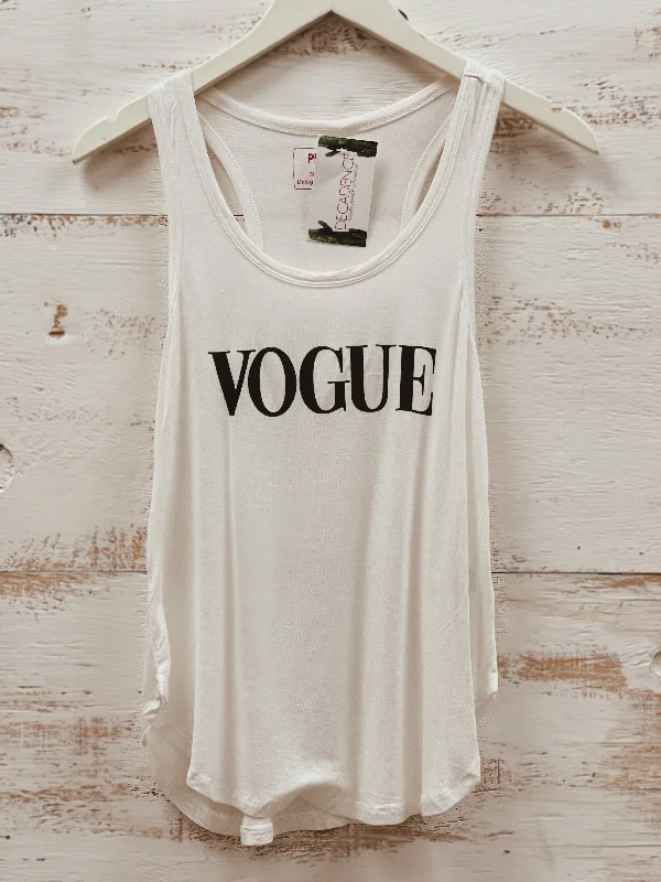 Vogue Tank Top White