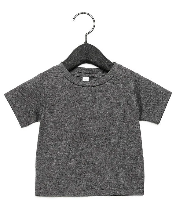 3001B - Bella + Canvas Infant Jersey Short Sleeve T-Shirt | Dark Grey Heather