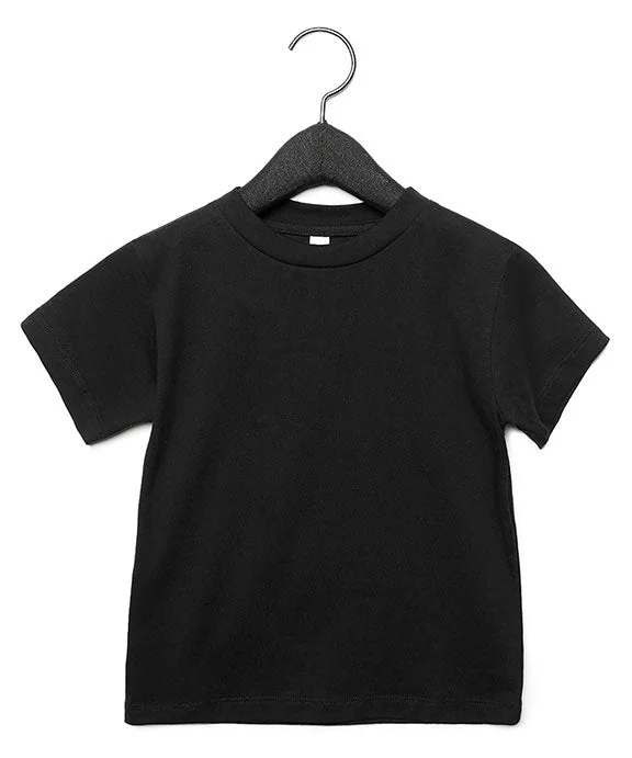 3001T - Bella + Canvas Toddler Jersey Short Sleeve T-Shirt | Black