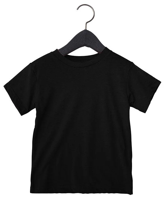 3001T - Bella + Canvas Toddler Jersey Short Sleeve T-Shirt | Solid Black Blend