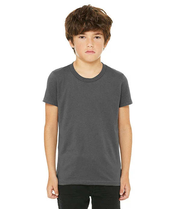 3001Y - Bella + Canvas Youth Jersey T-Shirt | Asphalt