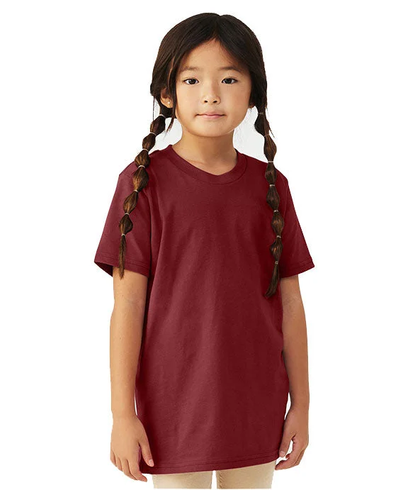 3001Y - Bella + Canvas Youth Jersey T-Shirt | Cardinal