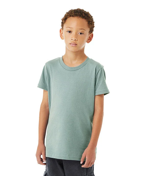 3001Y - Bella + Canvas Youth Jersey T-Shirt | Dusty Blue