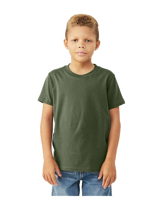 3001Y - Bella + Canvas Youth Jersey T-Shirt | Military Green