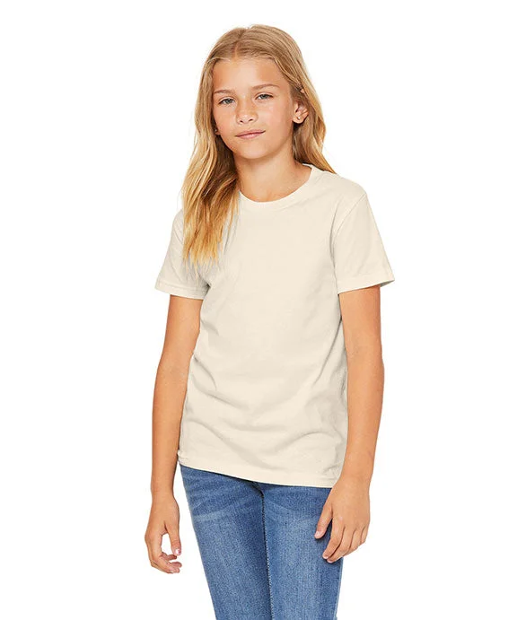 3001Y - Bella + Canvas Youth Jersey T-Shirt | Natural