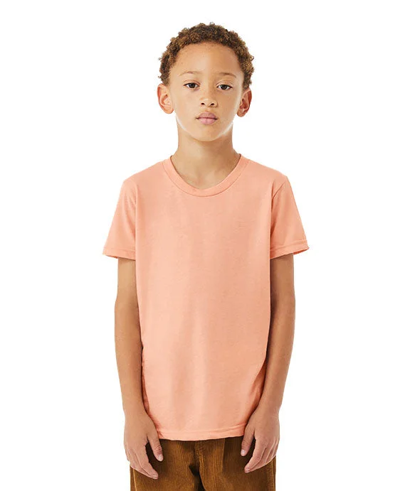 3001Y - Bella + Canvas Youth Jersey T-Shirt | Peach