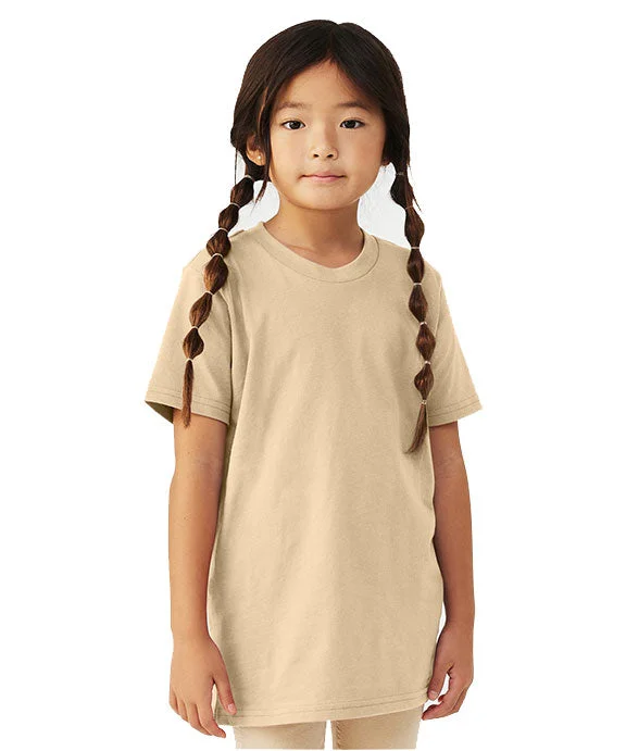 3001Y - Bella + Canvas Youth Jersey T-Shirt | Soft Cream