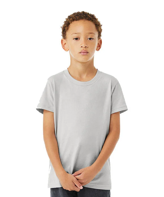 3001Y - Bella + Canvas Youth Jersey T-Shirt | Solid Athletic Grey