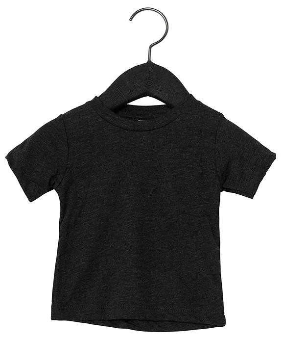 3413B - Bella + Canvas Infant Triblend Short Sleeve T-Shirt | Solid Black Triblend