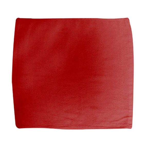 C1515 - Carmel Towel Company Square Super Fan Rally Towel | Red