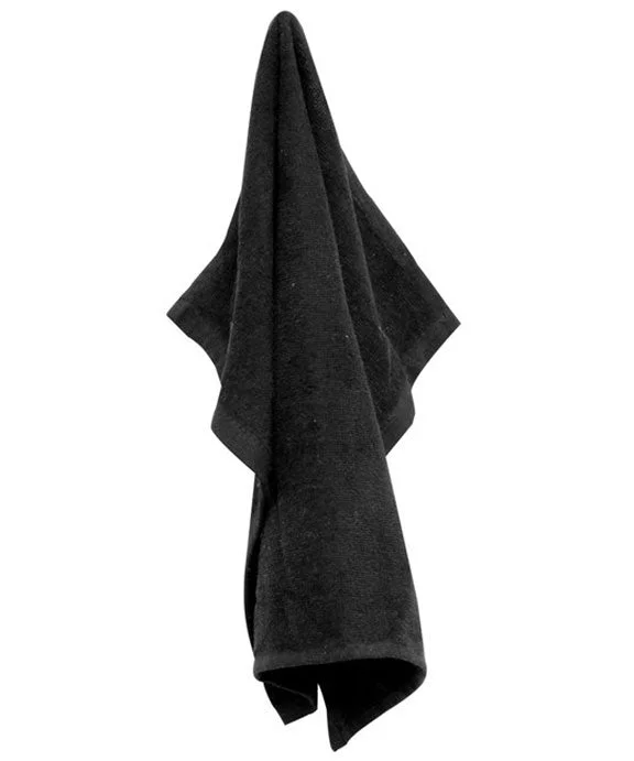 C1518 - Carmel Towel Company Large Rally Towel | Black