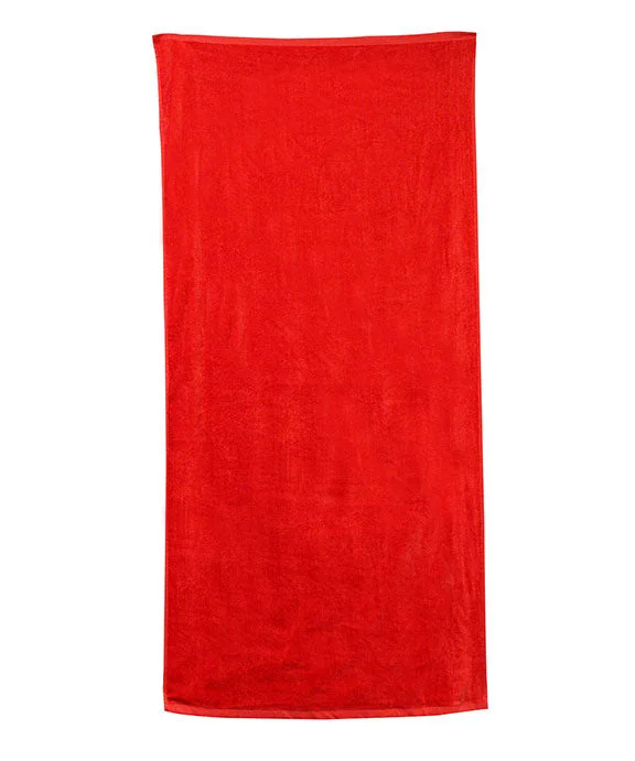 C3060 - Carmel Towel Company Classic Beach Towel | Red