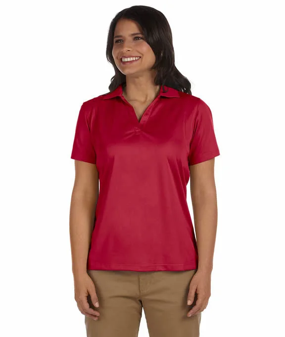 M354W - Harriton Ladies Micro-Piqué Polo Shirt | Red