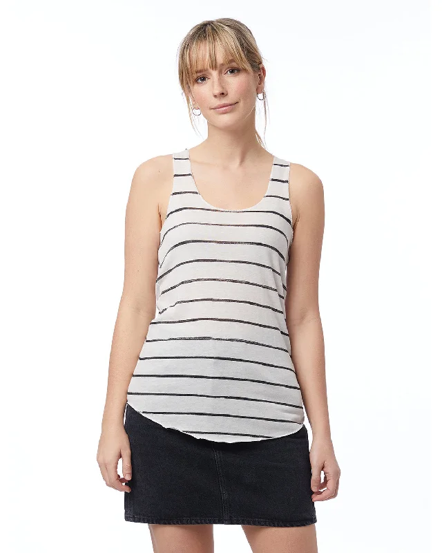 Alternative AA1927P Ladies' Meegs Printed Racerback Eco-Jersey Tank