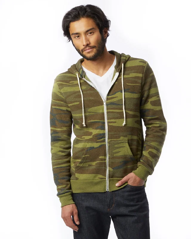 Alternative AA9590 Men's Rocky Eco-Fleece Zip Hoodie