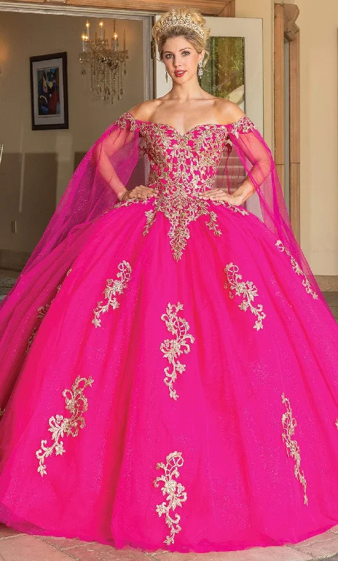 Dancing Queen 1740 - Off Shoulder Quinceanera Ballgown