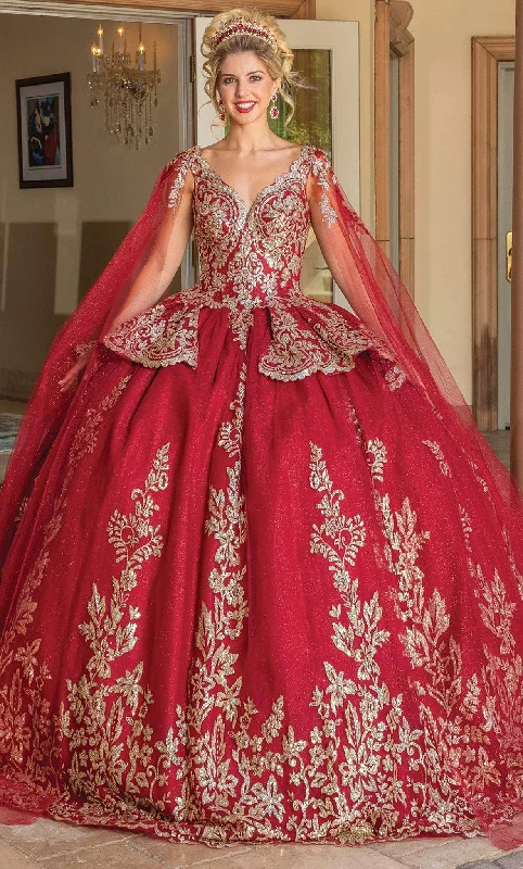 Dancing Queen 1781 - Sequin Embroidered Ballgown