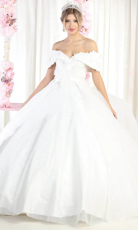 May Queen LK165 - Applique Quinceanera Ballgown